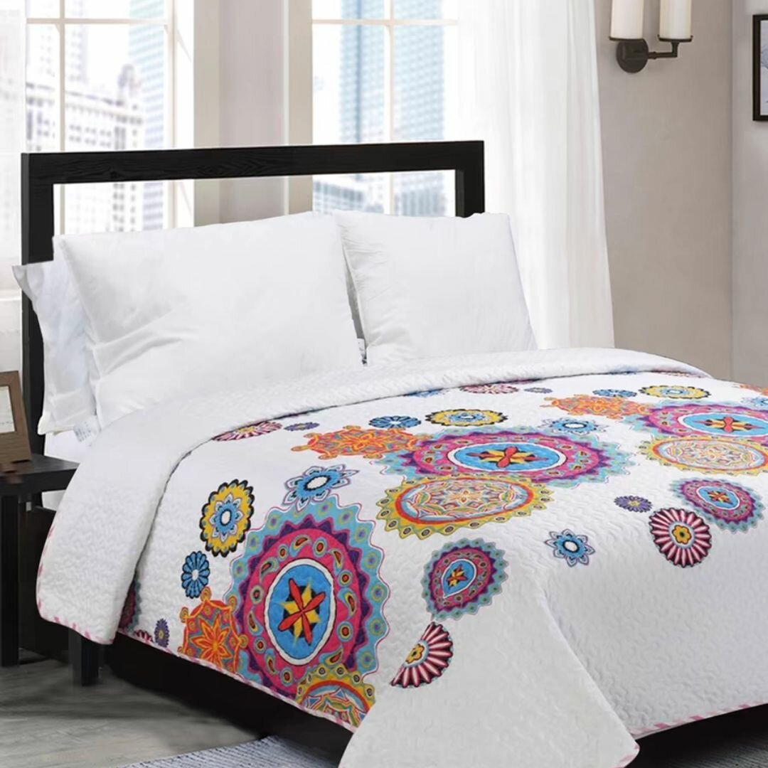 фото Покрывало, одеяло стеганное, двустороннее