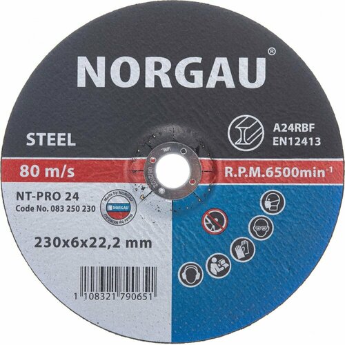 Шлифовальный диск по стали NORGAU NT-PRO 24 1723₽