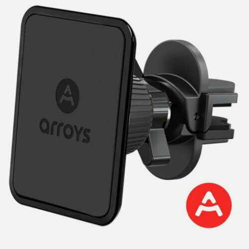 Изображение товара Автомобильный держатель Arroys Vent One black edition, магнитный, черный