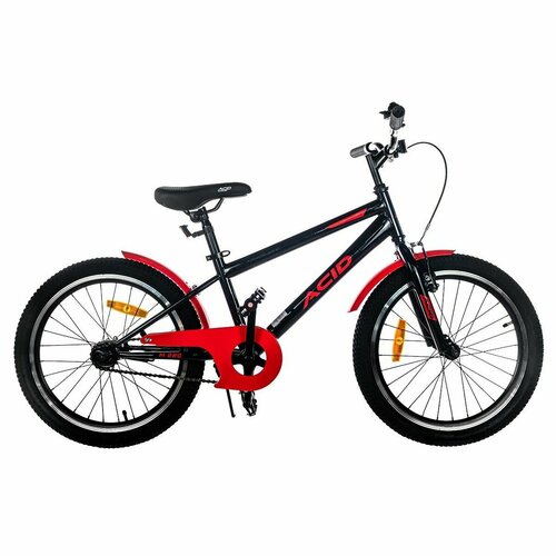 Детский подростковый велосипед ACID M 220 20 рама 11 2024 года черно-красный 11900₽