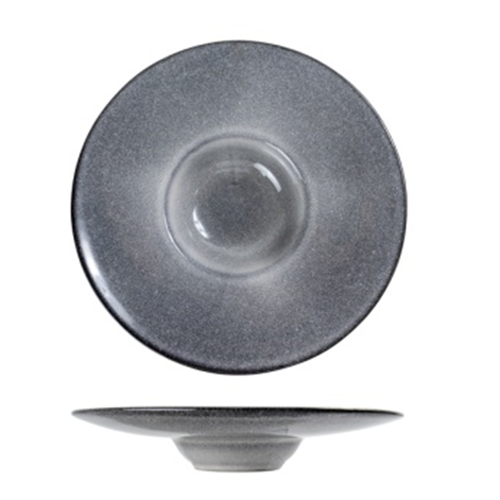 Тарелка обюеденная для пасты и супов Homium Валенсия, D24см, цвет серый