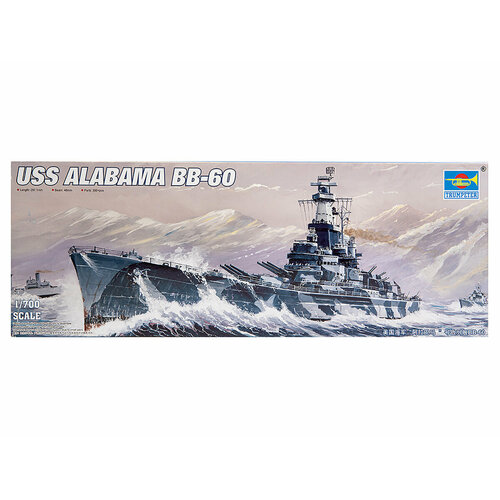 05762 Trumpeter Американский линкор Alabama (BB-60) (1:700) 06717 trumpeter королевский линкор великобритании hms nelson 1944 1 700