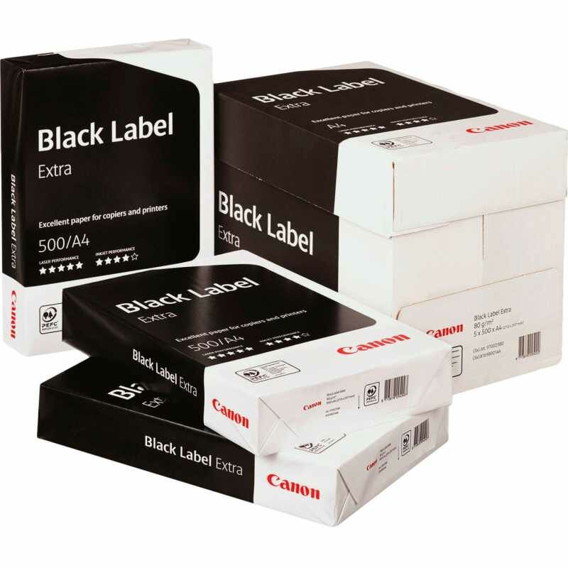 Бумага Canon Black Lable Extra/Premium Label A4/80г/м2/500л./белый универсальн 5 шт./кор. - фото №5