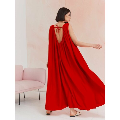 фото Платье yolka_dress, размер 48/58, красный