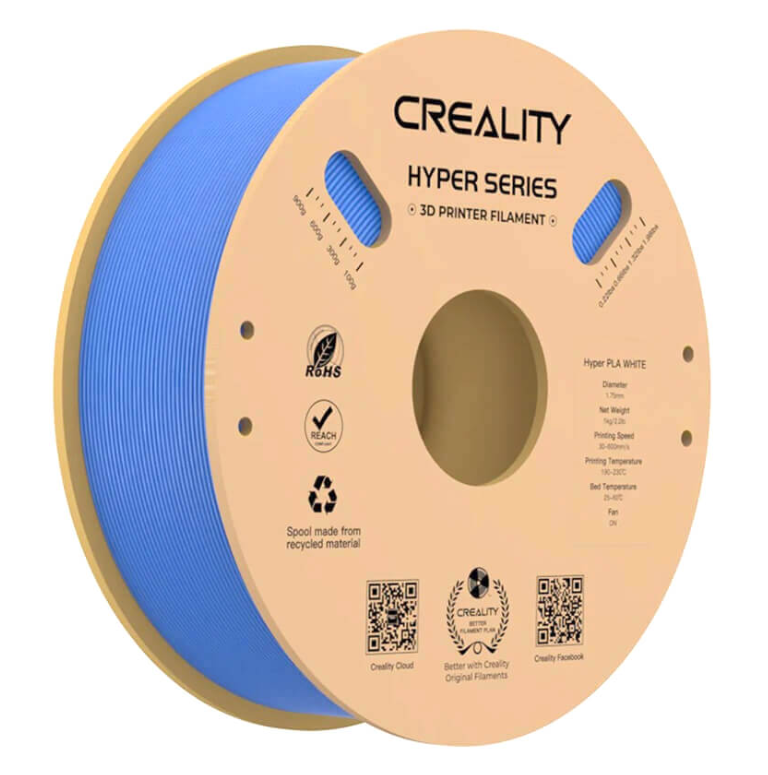 Катушка Hyper PLA-пластика Creality 1.75 мм 1кг синяя