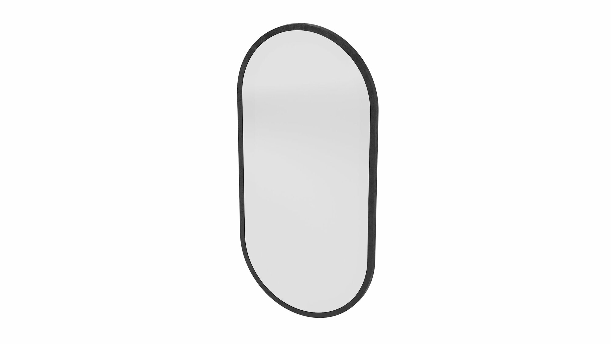 фото Зеркало навесное Калифорния норд черный лофт