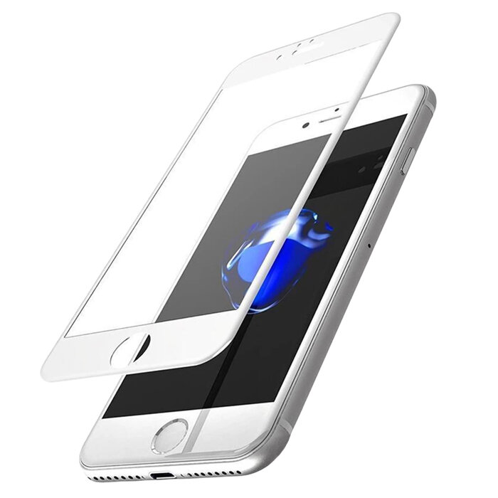 Белое защитное стекло для iPhone SE/8/7 Remax Medicine Series 3D Tempered Glass