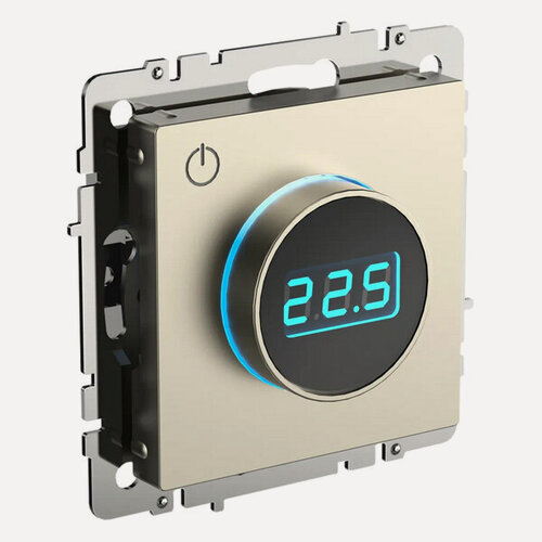 Изображение товара Термостат электронный с подсветкой ТС10-1-БрШ шампань BR-RT11-K37 BRITE IEK