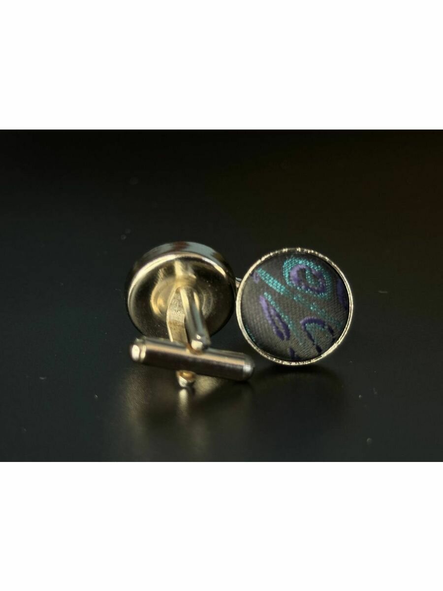 Запонки Tonali Baie, белый/фиолетовый — фото 1