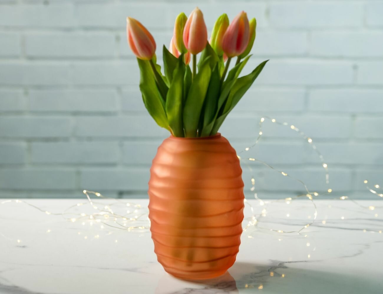 Стеклянная ваза, 16 см