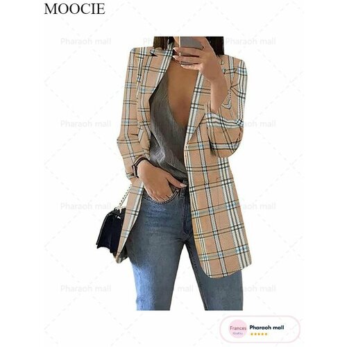 фото Пиджак moocie, размер xl（немного помятый）, хаки