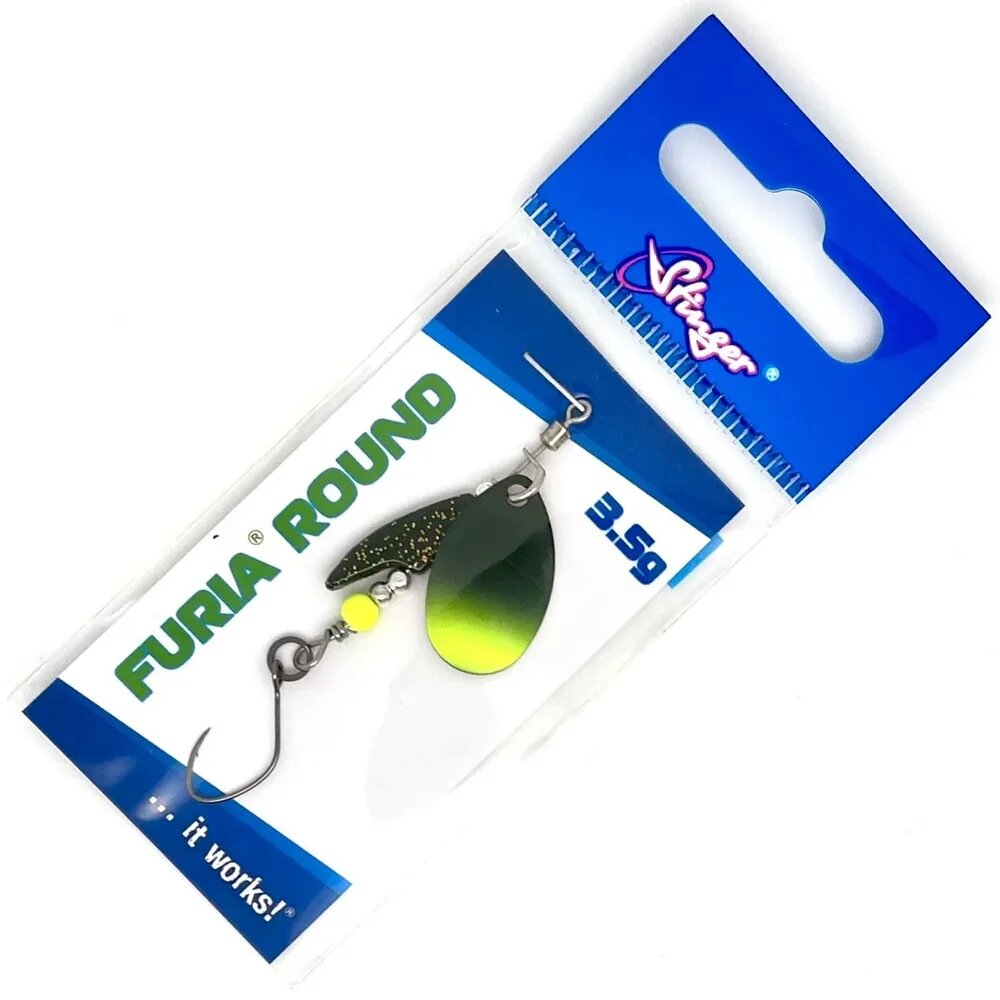Блесна Stinger Furia Round #1 3,5гр #GRS Для ловли форели — фото 1