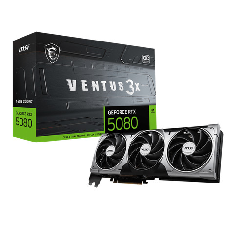 Видеокарта MSI GeForce RTX 5080 16G Ventus 3X OC 17334000₽