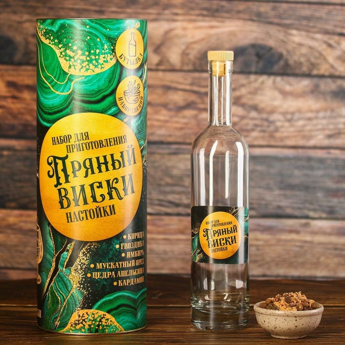Набор для приготовления настойки «Пряный виски»: трава и специи 20 г бутылка