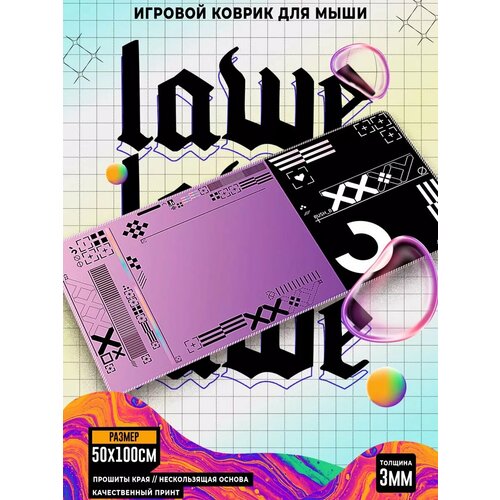 Игровой коврик для мыши с принтом CS GO 100x50 см 3590₽