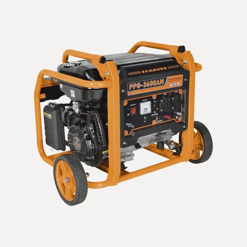 Изображение товара Генератор Carver PPG- 3600АM бензиновый, 2,8/2,5кВт, двигатель 196 см³