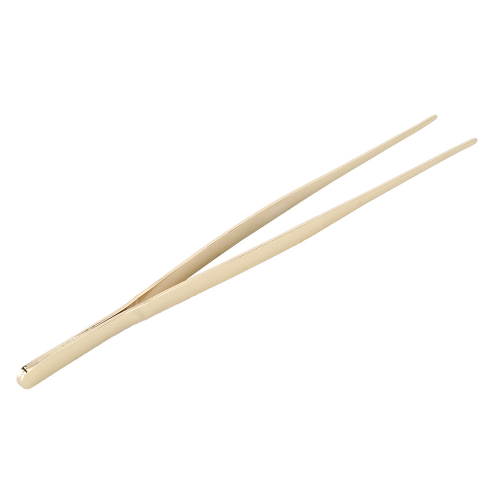 Кухонный пинцет из нержавеющей стали зажим для еды с зубчатым кончиком кухонный инструмент для домашнего использования золото