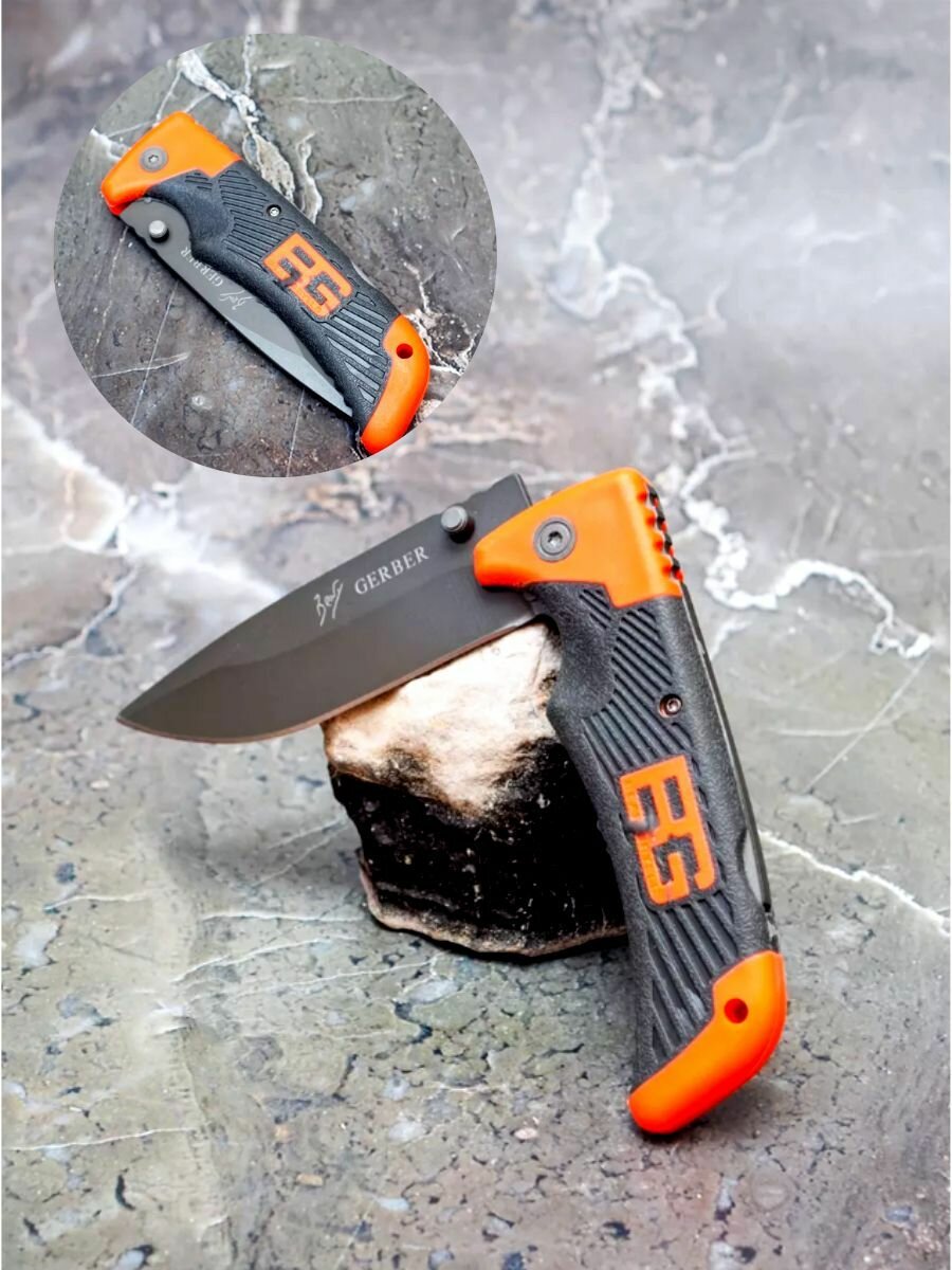 Нож Складной туристический Gerber Bear Grylls 8см — фото 1
