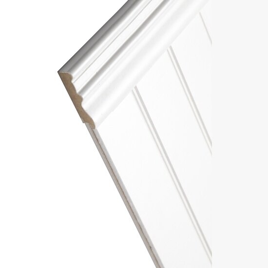 Рейлинг МДФ ТМ Стильный Дом белый окрашенный Н 001 12 060  10шт  в упаковке 