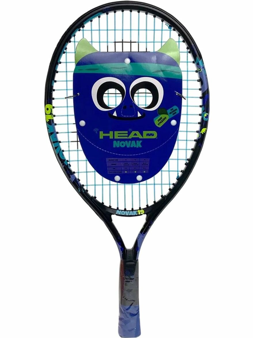Ракетка Head Novak 19 черный Композитный материал 235034SC05 — фото 1