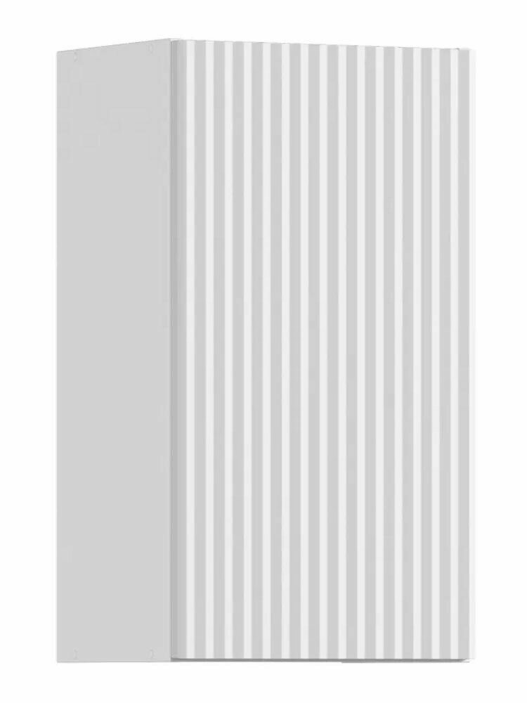 Кухонный модуль столплит навесной Регина Джаз РП-40 навесной ЛДСП Белый/МДФ Джаз Белый 40х72х305 см