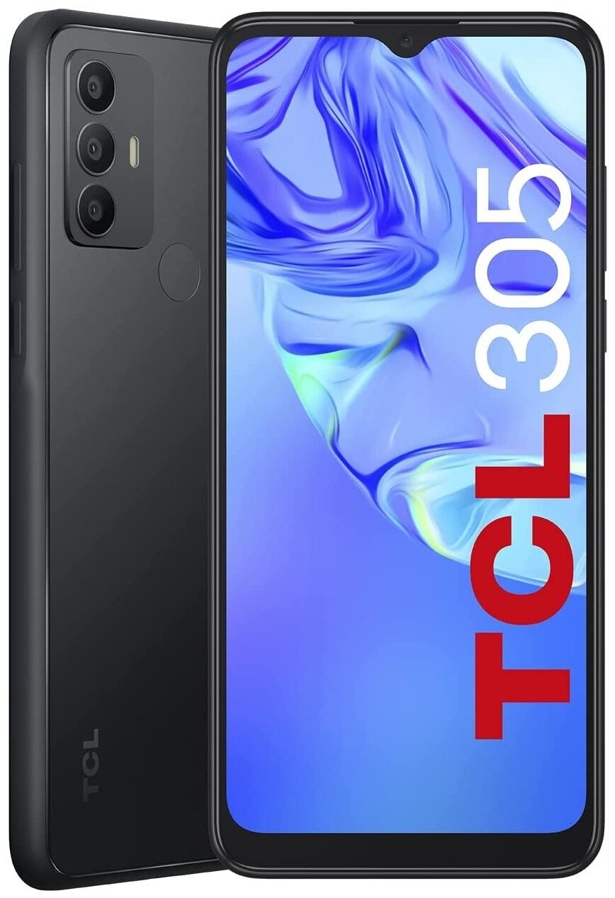 Телефон TCL 305 2/32Gb серый (6102D)