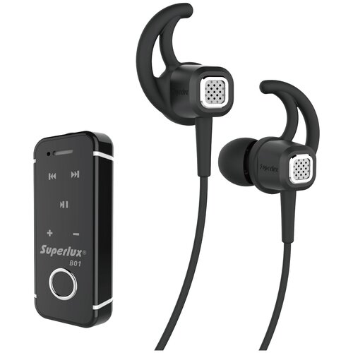 Динамические Bluetooth стереонаушники-вкладыши - Superlux HDB387 Black