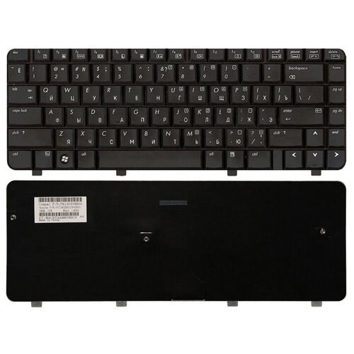 Клавиатура для ноутбука HP Pavilion DV4-1000 черная 1500₽