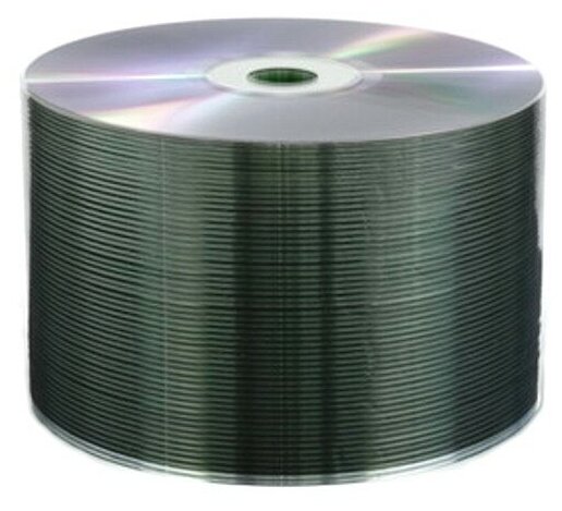 Оптический диск DVD-R 4.7 Гб Mirex 16-ск. с чистой поверхностью blank в упаковке 50шт.