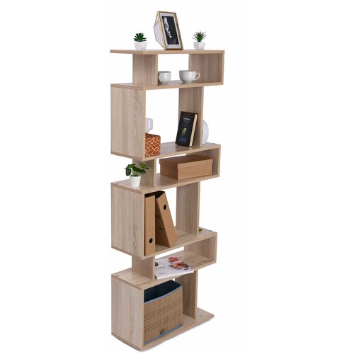 Стеллаж Fresco, 60х25х160 см, дуб сонома, VERAMENTE