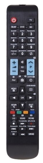 Пульт универсальный Rexant 38-0030 для телевизора с функцией SMART TV