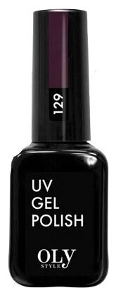 Гель-лак для ногтей Oly Style UV Gel Polish т.129 Красная слива 10 мл