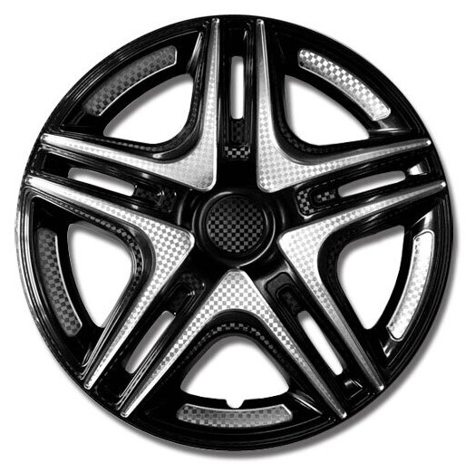 Колпаки на колеса Дакар Super Black Star R15 4 шт