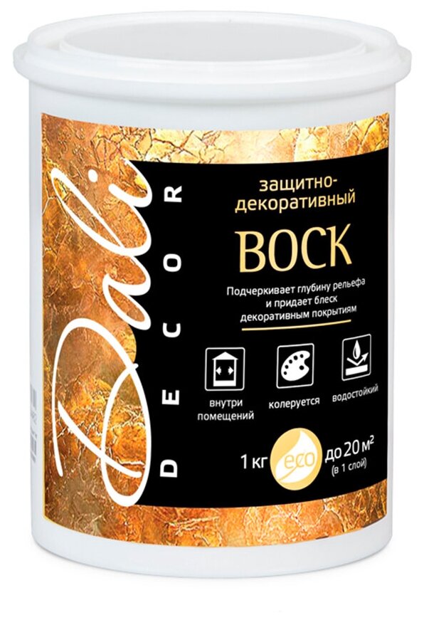 фото Воск защитно-декоративный Dali-Decor, 1 кг