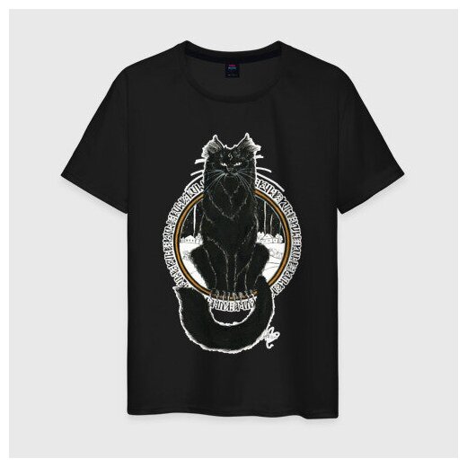 Мужская футболка хлопок Йольский кот — купить в интернет-магазине по низкой  цене на Яндекс Маркете