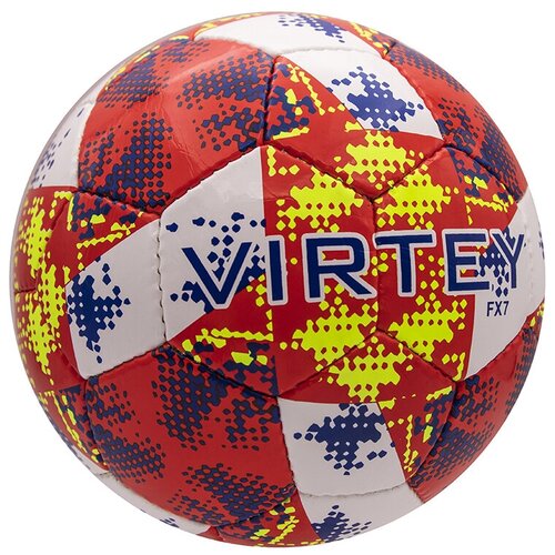 Футбольный мяч Virtey 921002 FX7 , 4 размер, белый/красный