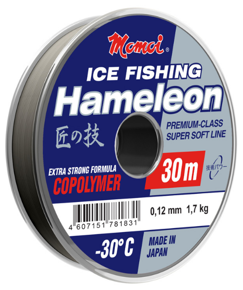 Монофильная леска Momoi Hameleon ICE Fishing