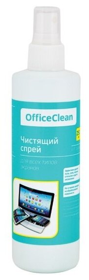 Спрей Officeclean для экранов, универсальный, 250 мл