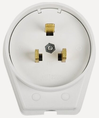 Изображение товара Вилка для электрической плиты Rexant ВШ, 40А, 250В, 2Р+РЕ