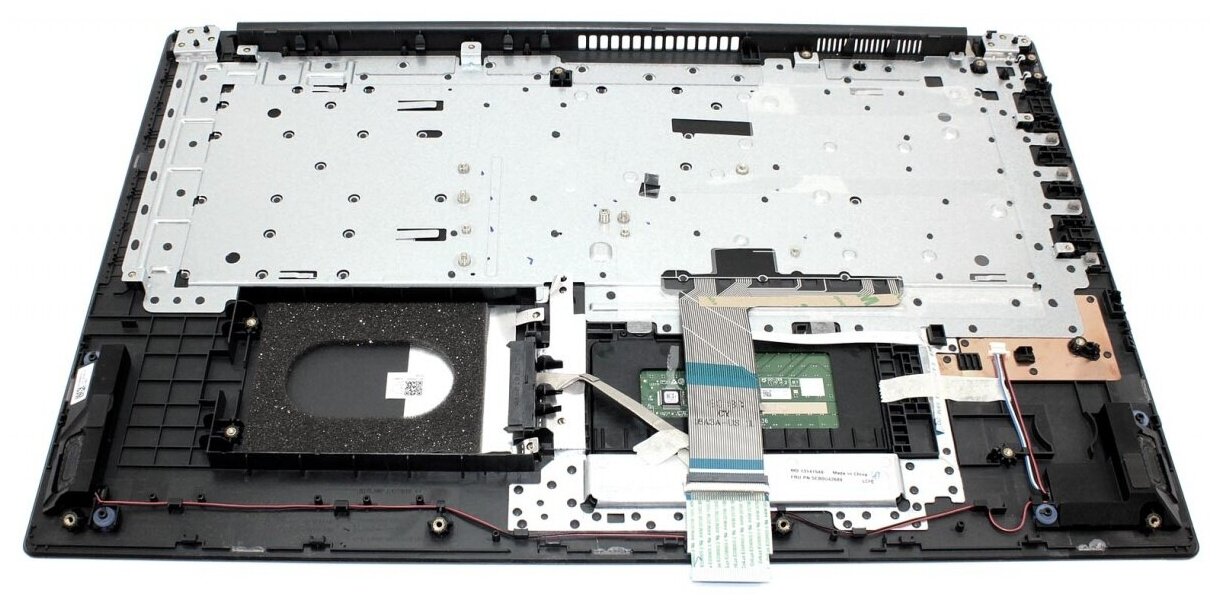 Клавиатура для ноутбука Lenovo V340-17IWL Русская черная с черным топкейсом