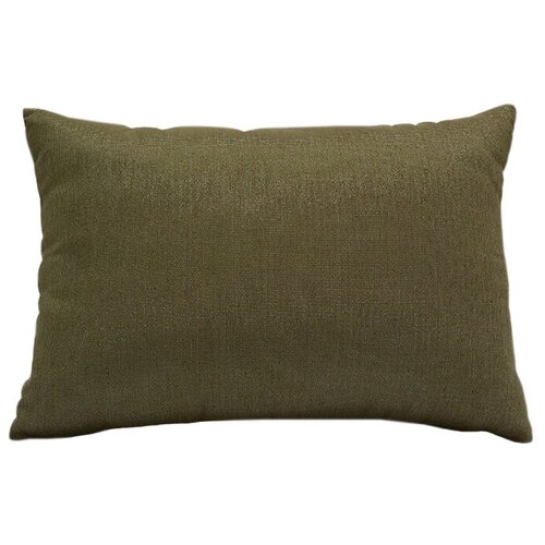 Подушка с чехлом 35*50 ткань коричневое золото люрексом