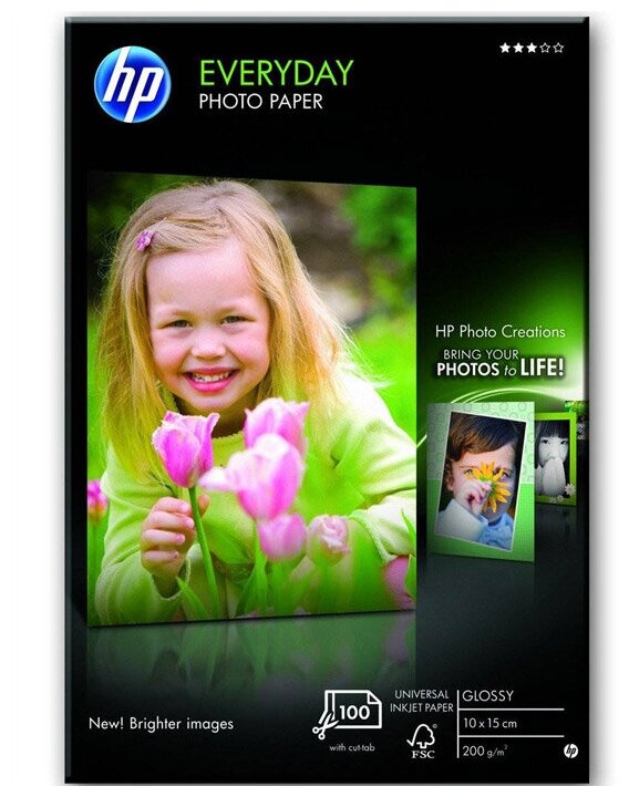 Фотобумага HP CR757A глянцевая А6 (10 х 15), 170 гр/м2, 100 листов, CR757A