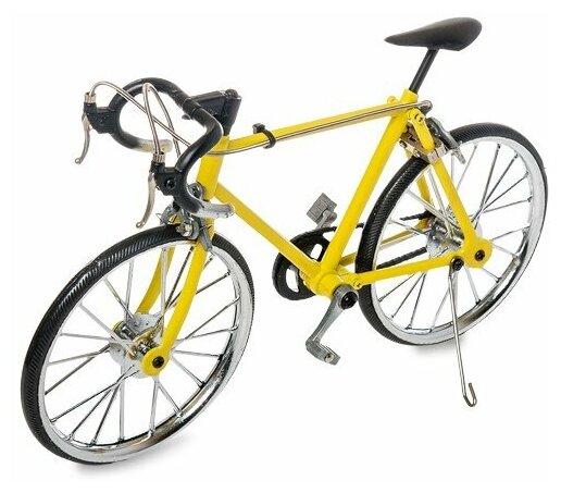 фото Статуэтка Велосипед в масштабе 1:10 гоночный Roadbike желтый VL-19/3 113-504296