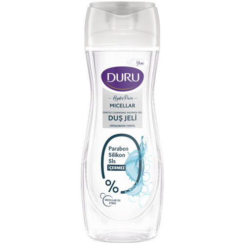 Гель для душа DURU Hydro Pure Micellar, 450 мл, 500 г гель для душа duru hydro pure алоэ вера 450 мл 450 г