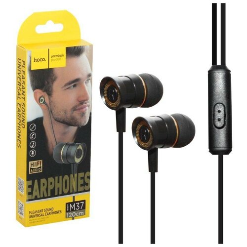 Наушники M37 HOCO Черные 53000₽
