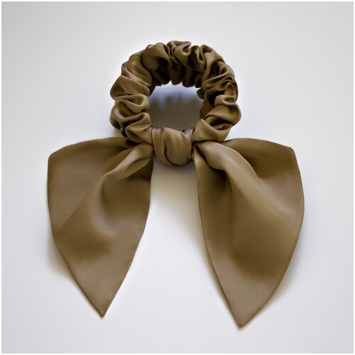 Шелковая резинка для волос со съемным бантом Laura Home