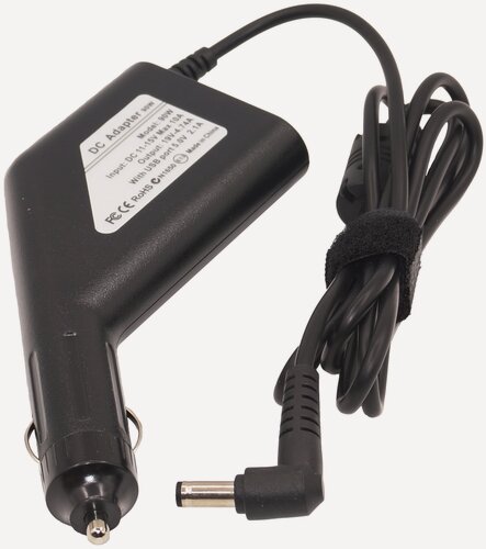 Изображение товара Автомобильная зарядка для ноутбука Asus / Lenovo / Toshiba 19V, 4.74A, 5.5x2.5мм, 90W