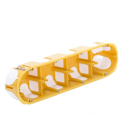 Kopos 50. Четырехместный герметичный подрозетник в дерево, гипсокартон, глубина 50 мм KPL 64-50/4LD