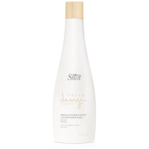 Глина TRICO DESIGN для очищения волос SHOT scalp purifying 250 мл