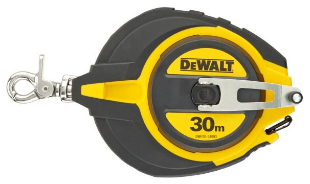 Длинная рулетка DEWALT DWHT0-34093 со стальной лентой 30 м.